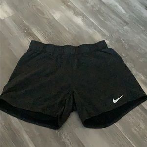 Black/grey Nike shorts